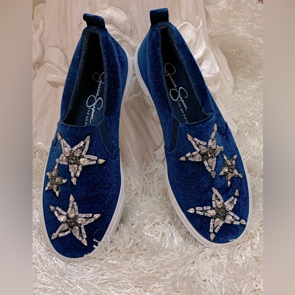 Jessica Simpson Shoes - Jessica Simpson Velvet Sneakers